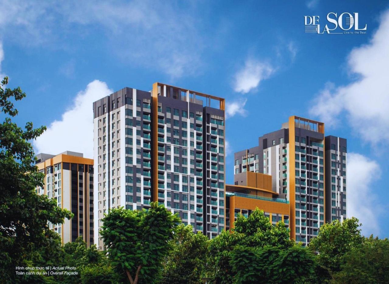 Apartment Luxury Delasol Studio- Free Infinity Pool- Near District 1- T-housing